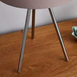 Dunelm Nora Tripod Table Lamp Chrome 11 Dunelm Nora Tripod Table Lamp Chrome -all lighting Sales Store 1000165058 alt03