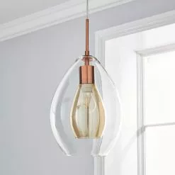 Dunelm Eden Pendant Ceiling Fitting Copper 9 Dunelm Eden Pendant Ceiling Fitting Copper -all lighting Sales Store 1000165065 alt01