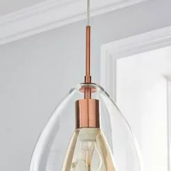 Dunelm Eden Pendant Ceiling Fitting Copper 10 Dunelm Eden Pendant Ceiling Fitting Copper -all lighting Sales Store 1000165065 alt02