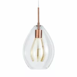 Dunelm Eden Pendant Ceiling Fitting Copper 12 Dunelm Eden Pendant Ceiling Fitting Copper -all lighting Sales Store 1000165065 alt04