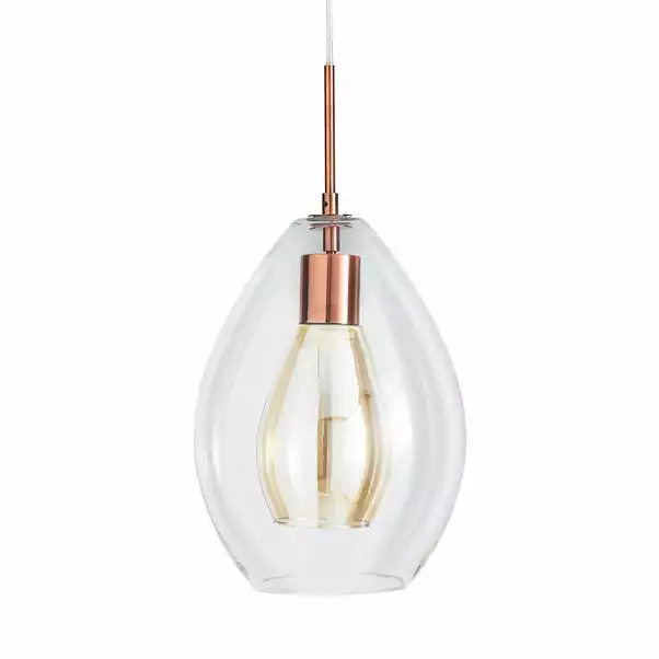 Dunelm Eden Pendant Ceiling Fitting Copper 7 Dunelm Eden Pendant Ceiling Fitting Copper - Image 5