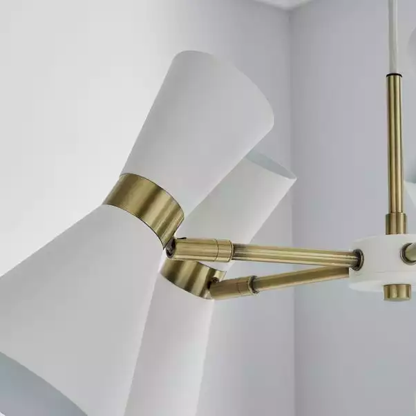 Dunelm Archie White 5 Light Ceiling Fitting 5 Dunelm Archie White 5 Light Ceiling Fitting - Image 3