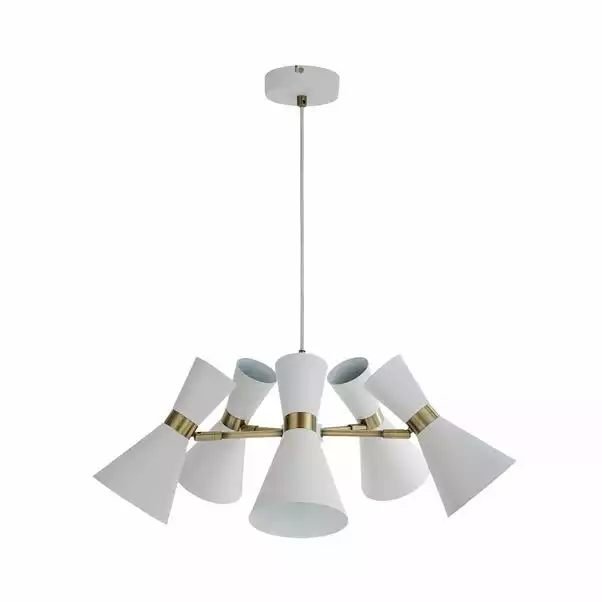 Dunelm Archie White 5 Light Ceiling Fitting 7 Dunelm Archie White 5 Light Ceiling Fitting - Image 5