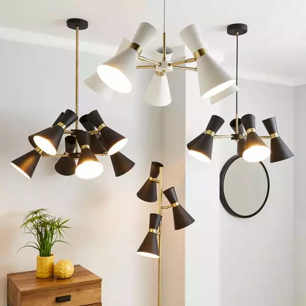 Dunelm Archie White 5 Light Ceiling Fitting 8 Dunelm Archie White 5 Light Ceiling Fitting - Image 6