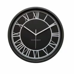 Dunelm Contemporary Black Clock 39cm 6 Dunelm Contemporary Black Clock 39cm -all lighting Sales Store 1000167866 alt01