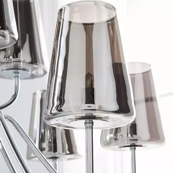 Dunelm Alister 9 Light Glass Ceiling Fitting 5 Dunelm Alister 9 Light Glass Ceiling Fitting - Image 3