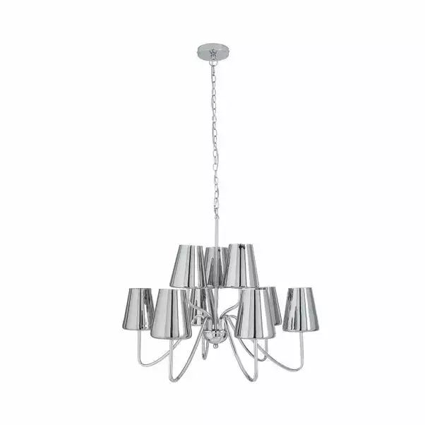 Dunelm Alister 9 Light Glass Ceiling Fitting 7 Dunelm Alister 9 Light Glass Ceiling Fitting - Image 5