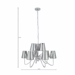 Dunelm Alister 9 Light Glass Ceiling Fitting 13 Dunelm Alister 9 Light Glass Ceiling Fitting -all lighting Sales Store 1000169099 alt07
