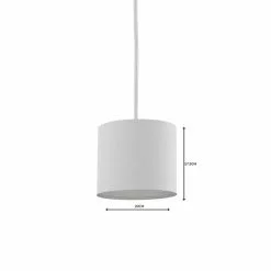 Dunelm Ava Small 20cm Drum Lamp Shade 11 Dunelm Ava Small 20cm Drum Lamp Shade -all lighting Sales Store 1000169107 alt04