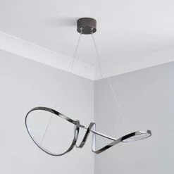 Dunelm Easton Dark Chrome LED Fitting 9 Dunelm Easton Dark Chrome LED Fitting -all lighting Sales Store 1000169136 alt01