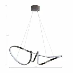 Dunelm Easton Dark Chrome LED Fitting 13 Dunelm Easton Dark Chrome LED Fitting -all lighting Sales Store 1000169136 alt07