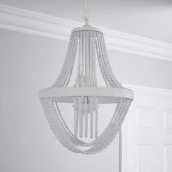 Dunelm Ethel Beaded Chandelier 9 Dunelm Ethel Beaded Chandelier -all lighting Sales Store 1000169146 alt01