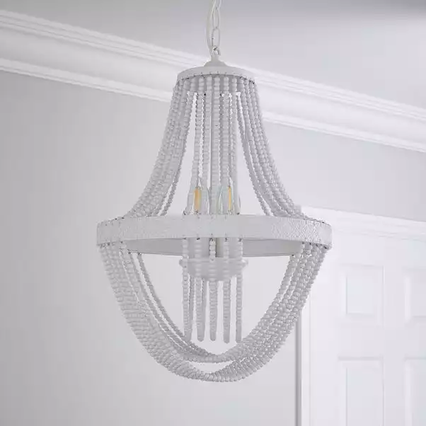Dunelm Ethel Beaded Chandelier 4 Dunelm Ethel Beaded Chandelier - Image 2