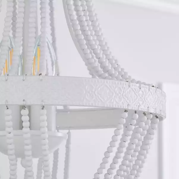 Dunelm Ethel Beaded Chandelier 5 Dunelm Ethel Beaded Chandelier - Image 3