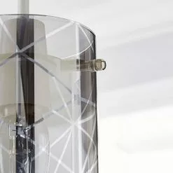 Dunelm Grayson Smoked Glass Easy Fit Pendant 9 Dunelm Grayson Smoked Glass Easy Fit Pendant -all lighting Sales Store 1000169160 alt02