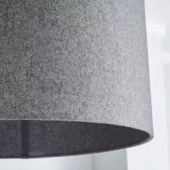 Dunelm Marl Felt 45cm Grey Drum Shade 9 Dunelm Marl Felt 45cm Grey Drum Shade -all lighting Sales Store 1000169200 alt02