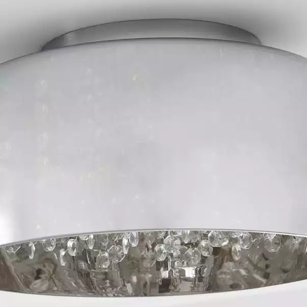 Dunelm Seychelles Smoked Flush Ceiling Fitting 6 Dunelm Seychelles Smoked Flush Ceiling Fitting - Image 4