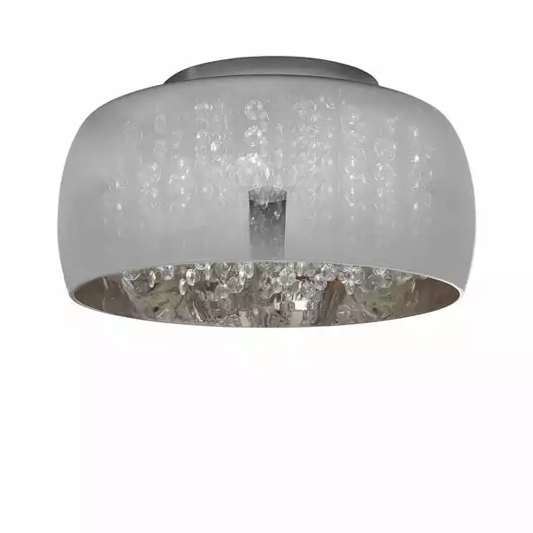 Dunelm Seychelles Smoked Flush Ceiling Fitting 7 Dunelm Seychelles Smoked Flush Ceiling Fitting - Image 5