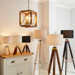 Dunelm Trio Tripod Black And Copper Table Lamp -all lighting Sales Store 1000169252 alt05