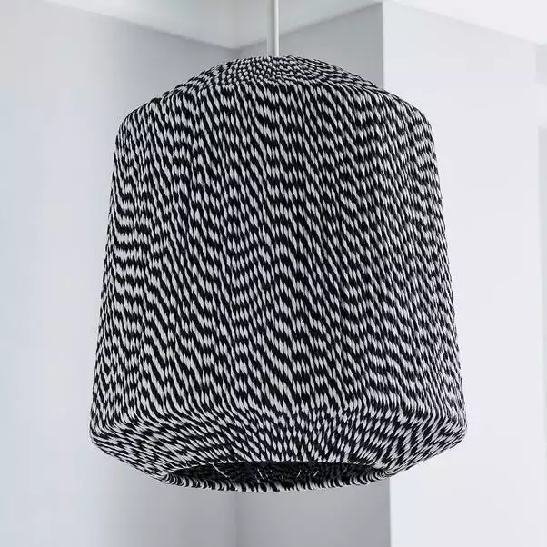 Dunelm Victor Black And White String Easy Fit Pendant 4 Dunelm Victor Black And White String Easy Fit Pendant - Image 2