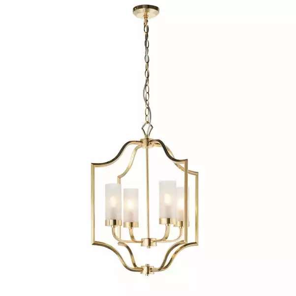 Vogue Lighting Vogue Edrea 4 Light Ceiling Fitting Brass 4 Vogue Lighting Vogue Edrea 4 Light Ceiling Fitting Brass - Image 2