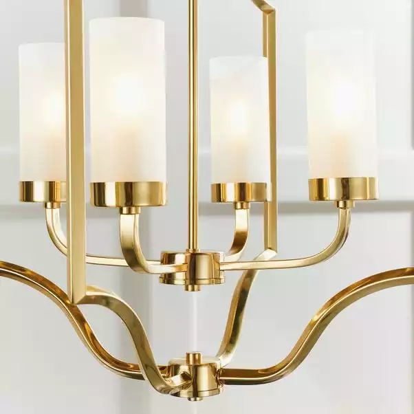 Vogue Lighting Vogue Edrea 4 Light Ceiling Fitting Brass 6 Vogue Lighting Vogue Edrea 4 Light Ceiling Fitting Brass - Image 4