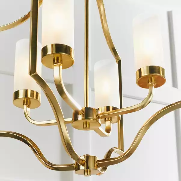 Vogue Lighting Vogue Edrea 4 Light Ceiling Fitting Brass 7 Vogue Lighting Vogue Edrea 4 Light Ceiling Fitting Brass - Image 5