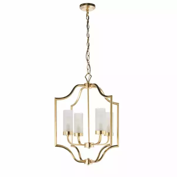 Vogue Lighting Vogue Edrea 4 Light Ceiling Fitting Brass 8 Vogue Lighting Vogue Edrea 4 Light Ceiling Fitting Brass - Image 6
