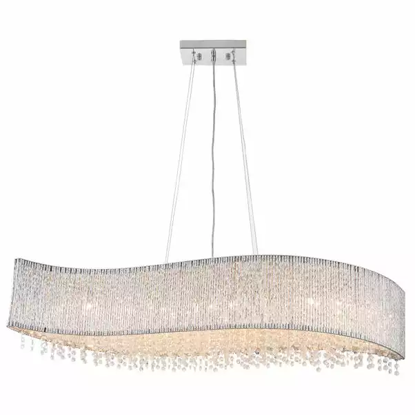 Vogue Lighting Vogue Galina 8 Light Crystal Ceiling Fitting Chrome 4 Vogue Lighting Vogue Galina 8 Light Crystal Ceiling Fitting Chrome - Image 2
