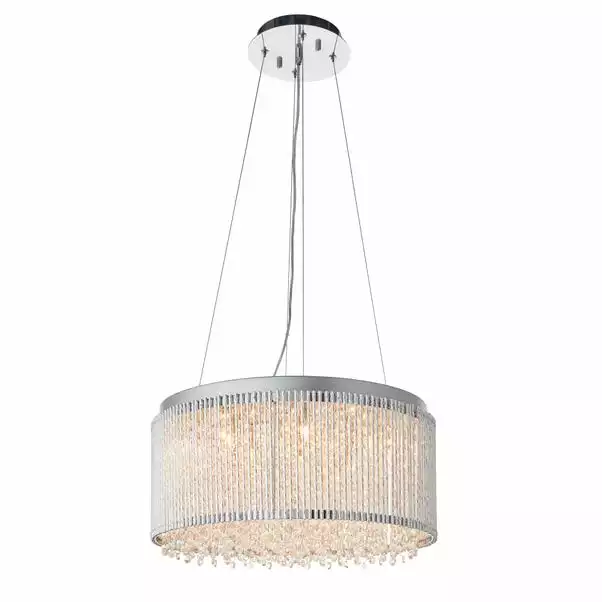 Vogue Lighting Vogue Galina 12 Light Crystal Ceiling Fitting Chrome 6 Vogue Lighting Vogue Galina 12 Light Crystal Ceiling Fitting Chrome - Image 4