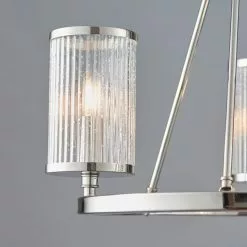 Vogue Lighting Vogue Easton Ribbed Glass Semi Flush Ceiling Fitting Chrome 10 Vogue Lighting Vogue Easton Ribbed Glass Semi Flush Ceiling Fitting Chrome -all lighting Sales Store 1000169454 alt02
