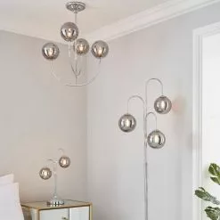 Dunelm Gigi Chrome Ceiling Fitting 13 Dunelm Gigi Chrome Ceiling Fitting -all lighting Sales Store 1000180652 alt08