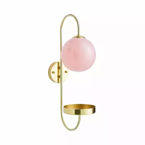 Dunelm Gigi Easy Fit Plug In Pink Wall Light 7 Dunelm Gigi Easy Fit Plug In Pink Wall Light - Image 5