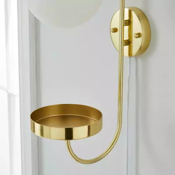 Dunelm Gigi Easy Fit Plug In White Wall Light 6 Dunelm Gigi Easy Fit Plug In White Wall Light - Image 4