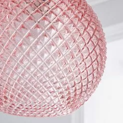Dunelm Elodie Faceted Glass Easy Fit Pendant Blush Lustre 10 Dunelm Elodie Faceted Glass Easy Fit Pendant Blush Lustre -all lighting Sales Store 1000180657 alt02