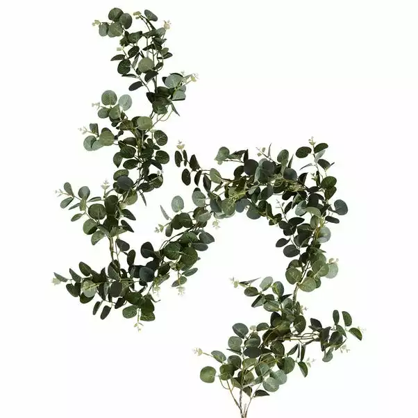 Dunelm Eucalyptus Green Lit Garland 7 Dunelm Eucalyptus Green Lit Garland - Image 5