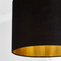 Dunelm Black Santos Velvet Corduroy Shade -all lighting Sales Store 1000181101 alt02