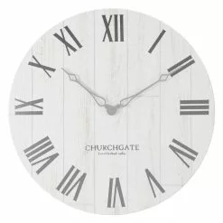 Dunelm Cream Distressed Wooden 60cm Clock 6 Dunelm Cream Distressed Wooden 60cm Clock -all lighting Sales Store 1000181508 alt01