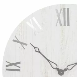 Dunelm Cream Distressed Wooden 60cm Clock 7 Dunelm Cream Distressed Wooden 60cm Clock -all lighting Sales Store 1000181508 alt02