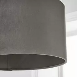 Dunelm Nesa 35cm Velvet Drum Shade 10 Dunelm Nesa 35cm Velvet Drum Shade -all lighting Sales Store 1000181822 alt02
