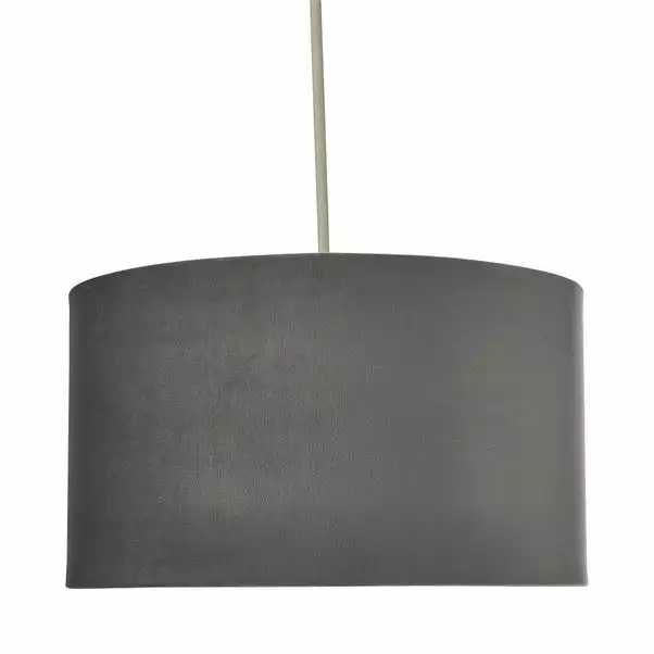 Dunelm Nesa 35cm Velvet Drum Shade 6 Dunelm Nesa 35cm Velvet Drum Shade - Image 4