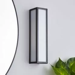 Dunelm Fletcher Boxed Bathroom Wall Light Black 9 Dunelm Fletcher Boxed Bathroom Wall Light Black -all lighting Sales Store 1000182535 alt01