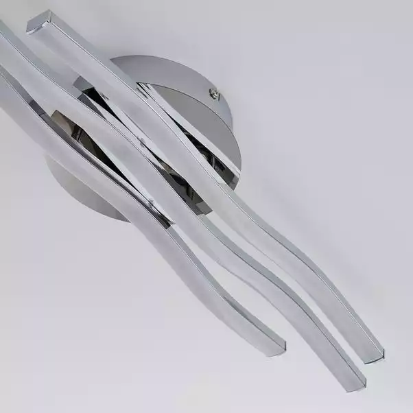 Dunelm Ripple Integrated LED Bathroom Ceiling Fitting 5 Dunelm Ripple Integrated LED Bathroom Ceiling Fitting - Image 3