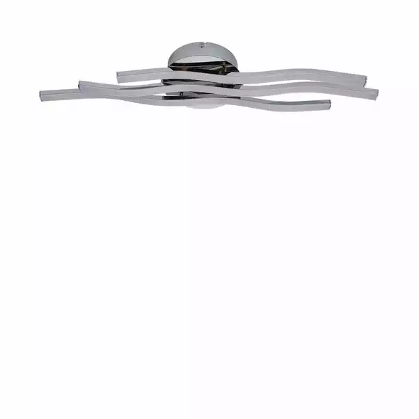 Dunelm Ripple Integrated LED Bathroom Ceiling Fitting 7 Dunelm Ripple Integrated LED Bathroom Ceiling Fitting - Image 5