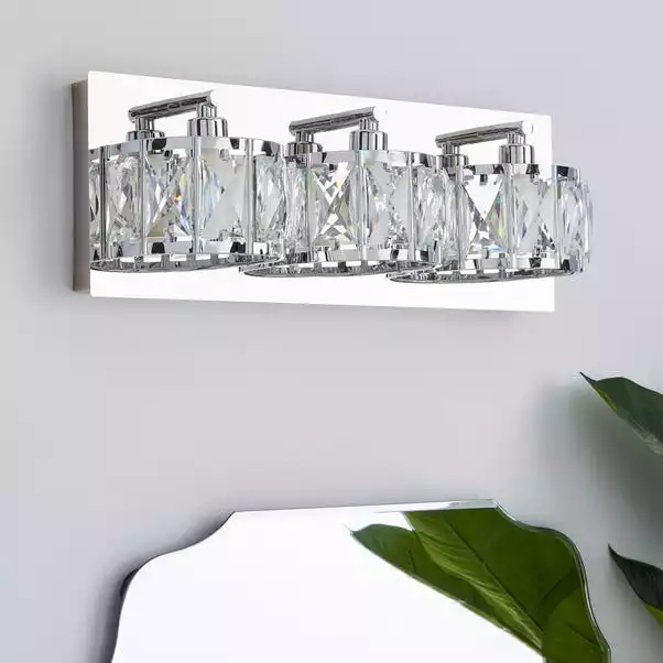 Dunelm Kylie Bathroom 3 Light Wall Light 4 Dunelm Kylie Bathroom 3 Light Wall Light - Image 2
