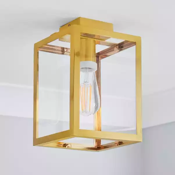 Dunelm London Bathroom Ceiling Fitting Brushed Gold 4 Dunelm London Bathroom Ceiling Fitting Brushed Gold - Image 2