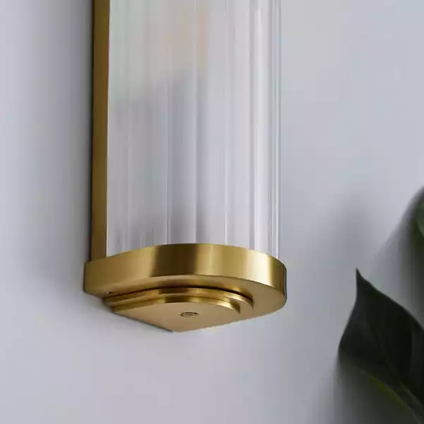 Dunelm Ripon Bathroom Wall Light Brushed Gold 5 Dunelm Ripon Bathroom Wall Light Brushed Gold - Image 3