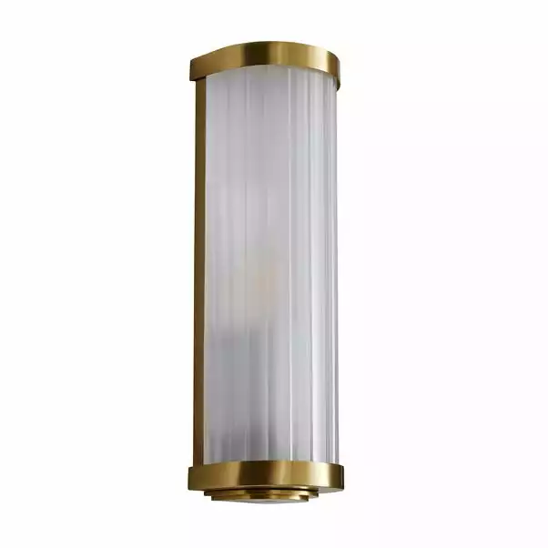Dunelm Ripon Bathroom Wall Light Brushed Gold 6 Dunelm Ripon Bathroom Wall Light Brushed Gold - Image 4