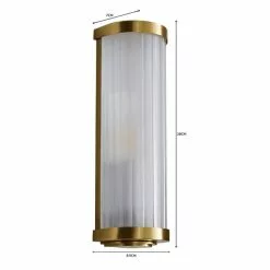 Dunelm Ripon Bathroom Wall Light Brushed Gold 12 Dunelm Ripon Bathroom Wall Light Brushed Gold -all lighting Sales Store 1000182550 alt07