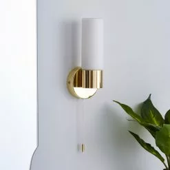 Dunelm Porto Bathroom Wall Light Brass 9 Dunelm Porto Bathroom Wall Light Brass -all lighting Sales Store 1000182551 alt01